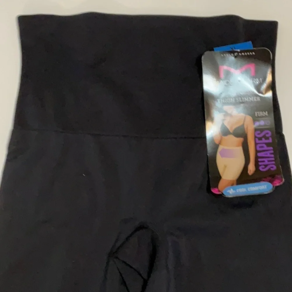 Maidenform Shapes Thigh Slimmer Firm Women’s XL Black Shaper Shapesear